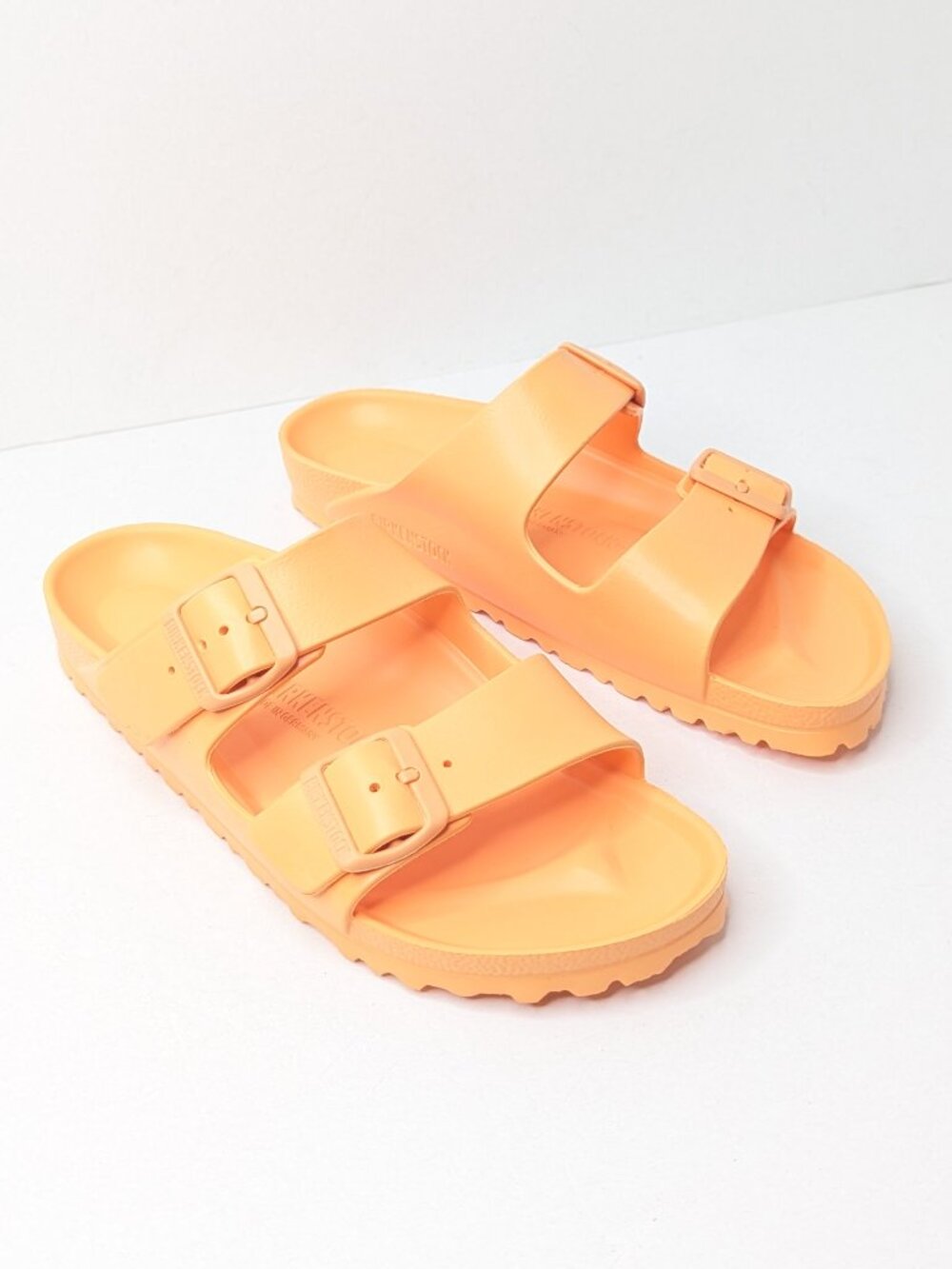 Birkenstock Arizona EVA Slide Sandals Papaya Womens 39 EU (US 8) Narrow